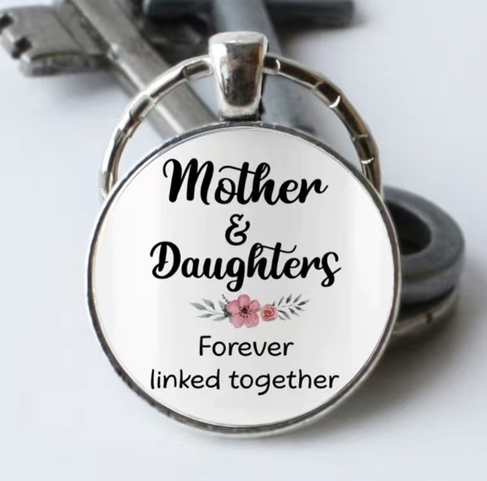 3/$25 Mother And Daughters Forever Linked Together Keychain NEW